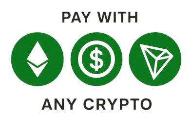 Pay with any crypto